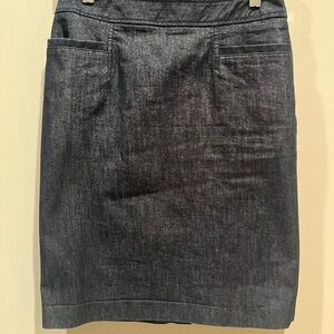 Halogen Dark Denim Pencil Skirt